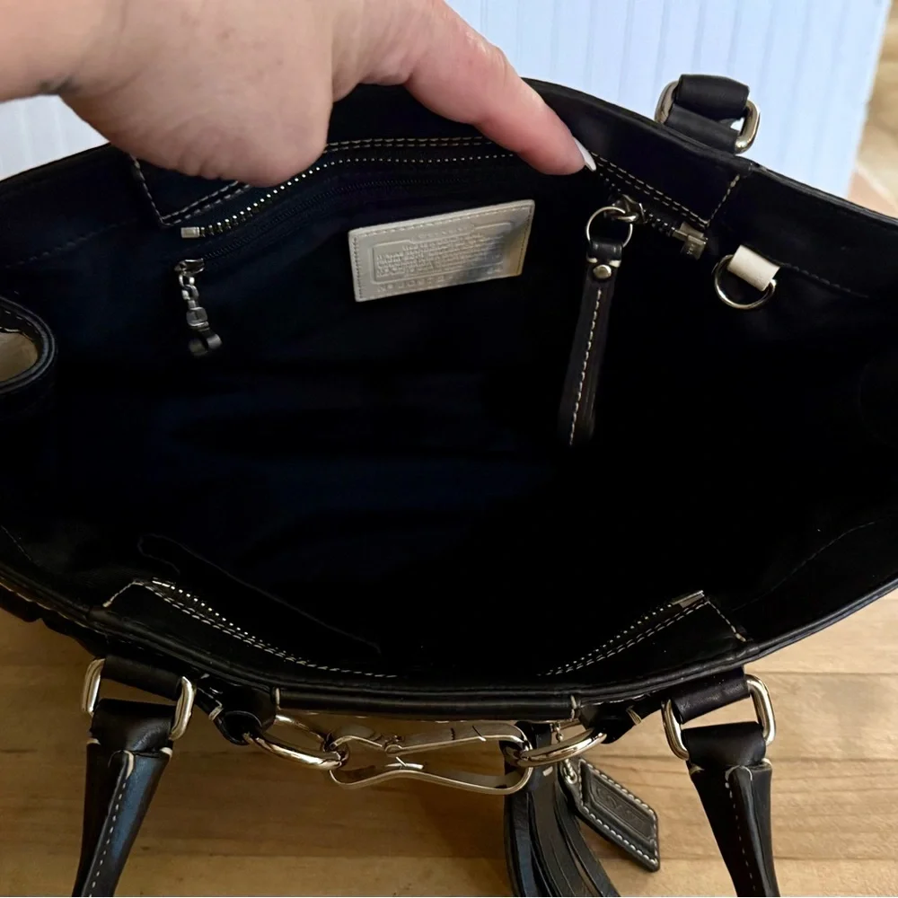 Coach leather satchel